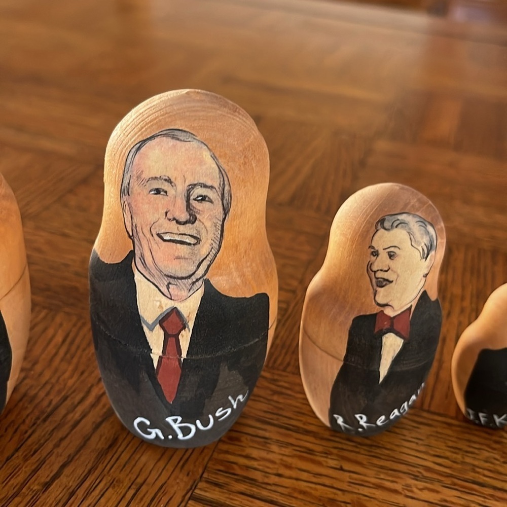 Presidential RUSSIAN nesting dolls - Picture 4 of 7